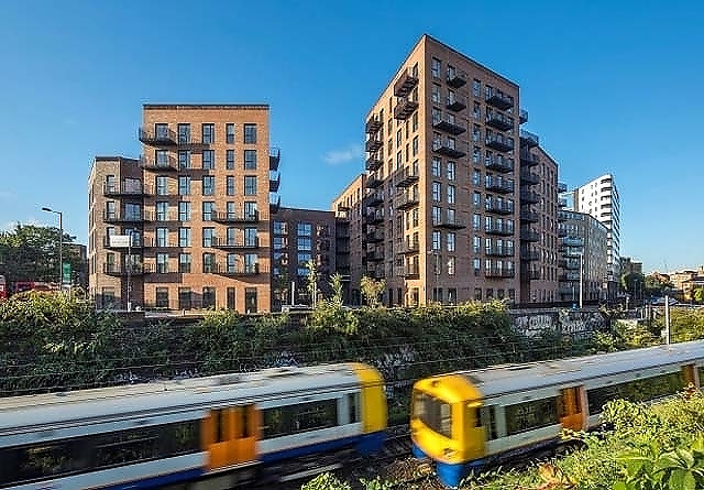 10 etasjes bygg i tre, Dalston Works, London, UK. 
